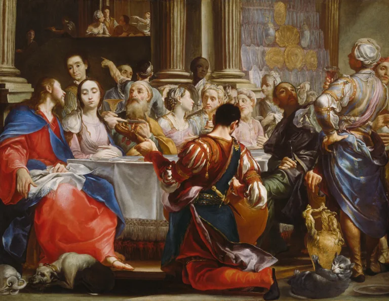 Original artwork for the The Wedding at Cana jigsaw puzzle
