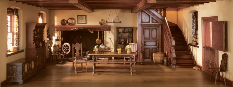 Original artwork for the A17: Pennsylvania Kitchen, 1752 jigsaw puzzle